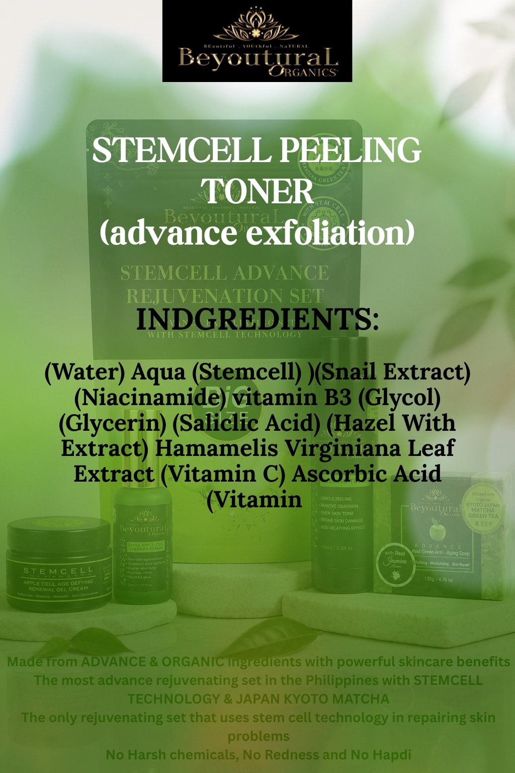 Regular set: STEMCELL ADVANCE REJUVENATION SET (Most advance rejuvenating set with stem cell technology) - Image 4