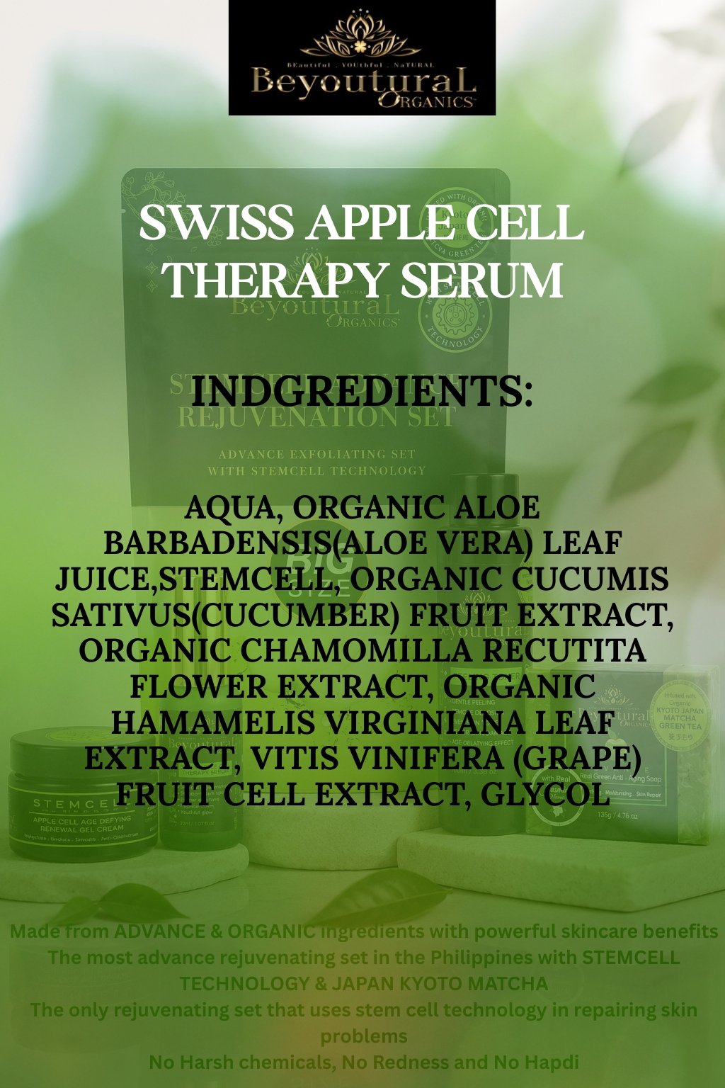 Regular set: STEMCELL ADVANCE REJUVENATION SET (Most advance rejuvenating set with stem cell technology) - Image 6