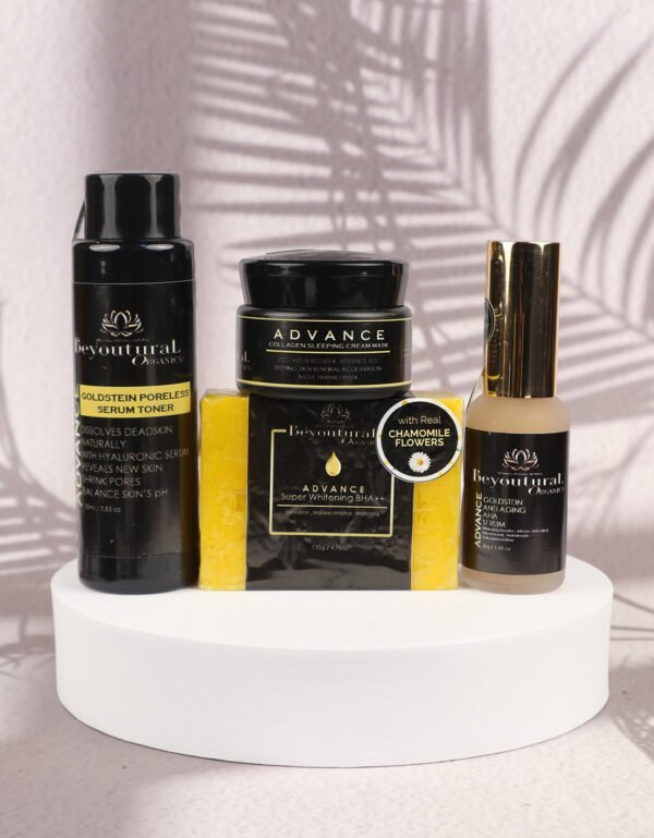 BIG SIZE SET: PREMUIM GOLDSTEIN ADVANCE RENEWAL SET (Advance anti aging & whitening set)