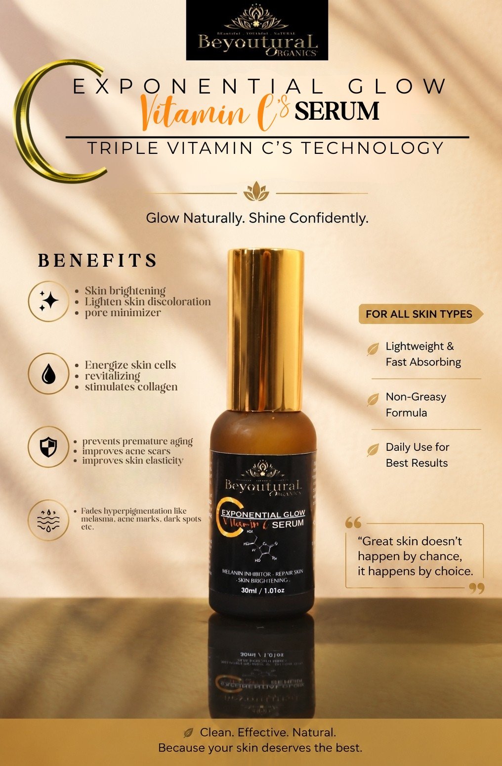 EXPONENTIAL GLOW VITAMIN C SERUM (ADVANCE & PREMUIM VITAMINC) - Image 2