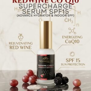 REDWINE CO Q10 SUPERCHARGE SERUM SPF15 (advance hydrator & indoor SPF)