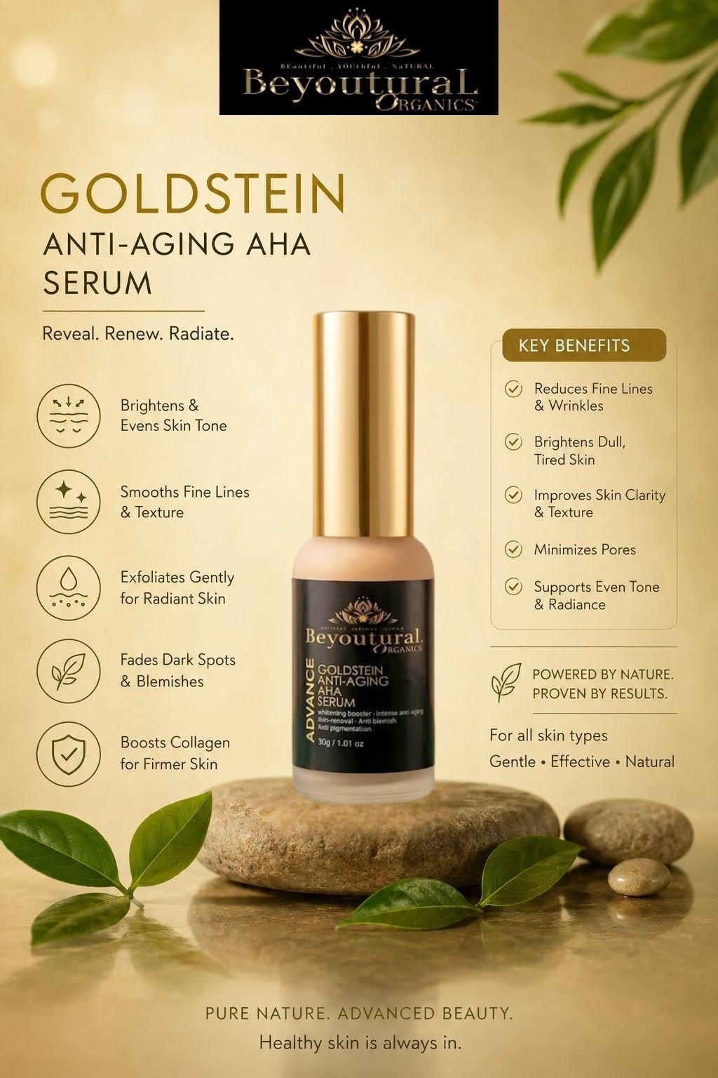 BIG SIZE SET: PREMUIM GOLDSTEIN ADVANCE RENEWAL SET (Advance anti aging & whitening set) - Image 5