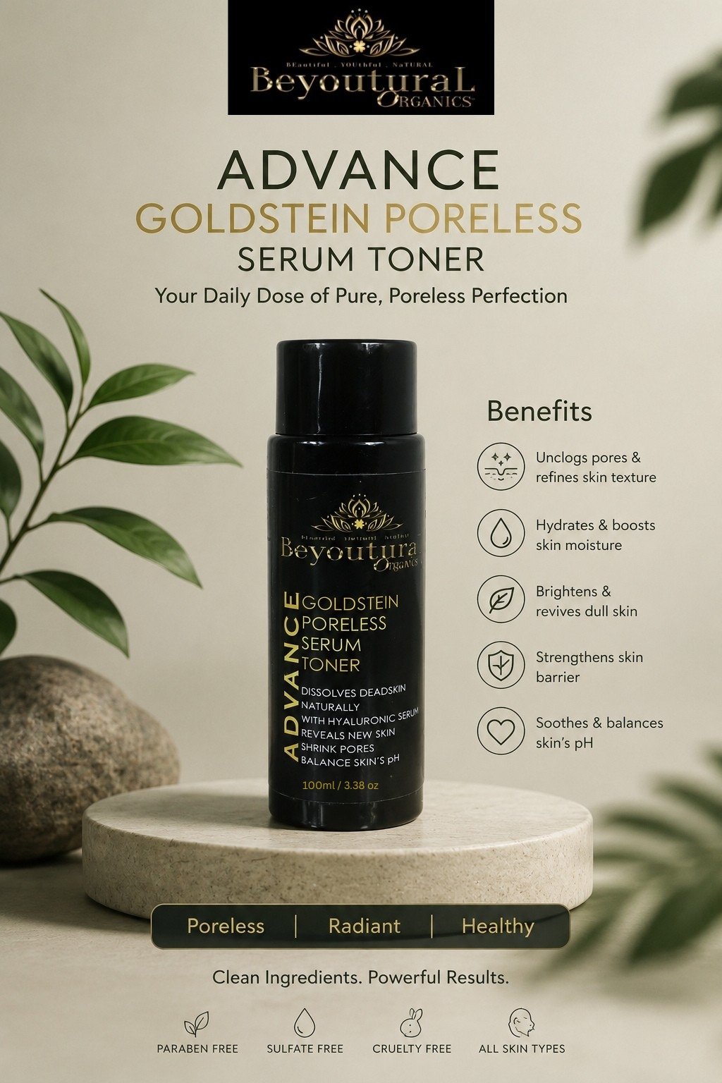 BIG SIZE SET: PREMUIM GOLDSTEIN ADVANCE RENEWAL SET (Advance anti aging & whitening set) - Image 3