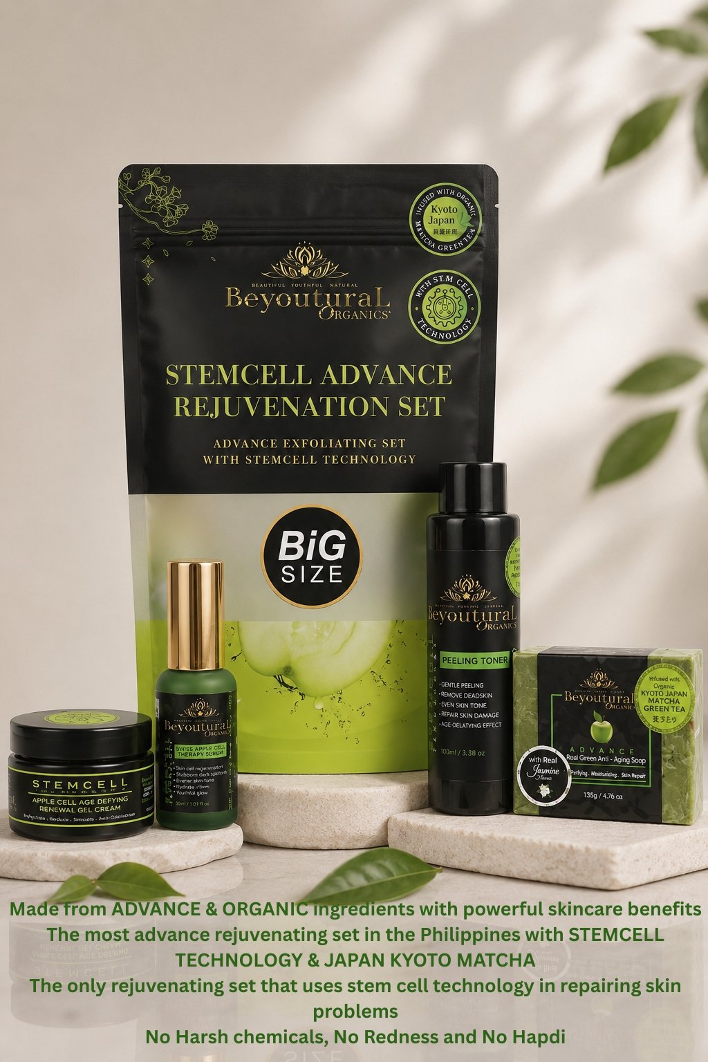 Big set: STEMCELL ADVANCE REJUVENATION SET with STEMCELL TECHNOLOGY