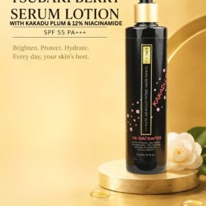 TSUBAKI BERRY SERUM LOTION SPF55 pa++(with KAKADU PLUM & 12% NIACINAMIDE)
