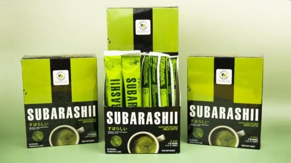 SUBARASHII GREEN COFFEE with chlorogenic technology (3 BOXES)