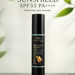 CICA SPIRULINA Q10 SUNSHIELD SPF55 PA++++(with ADAPTOGEN & PHYCOCYANIN TECHNOLOGIES)
